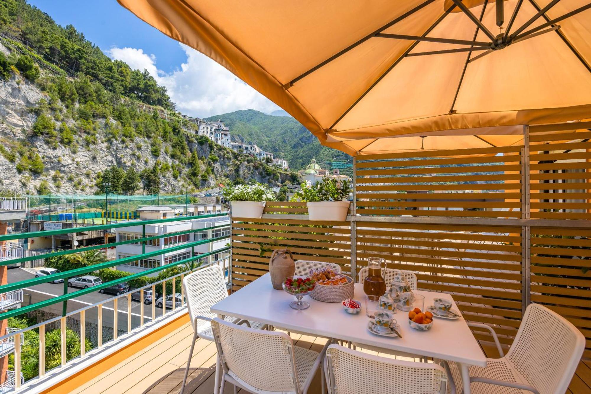 Ferienwohnung Le Terrazze Di Santa Tecla Maiori Exterior foto